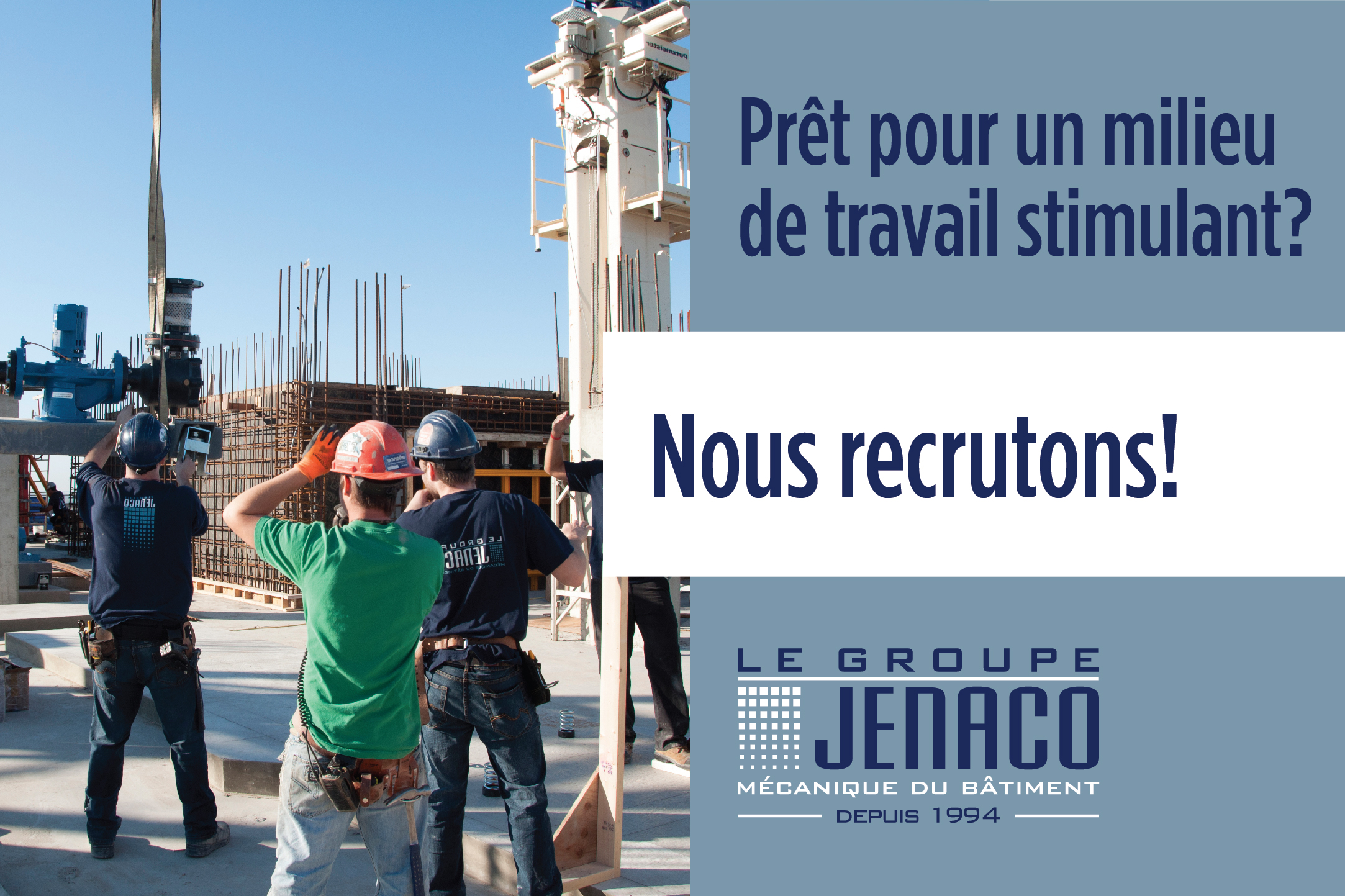 Le Groupe Jenaco en campagne de recrutement intensive